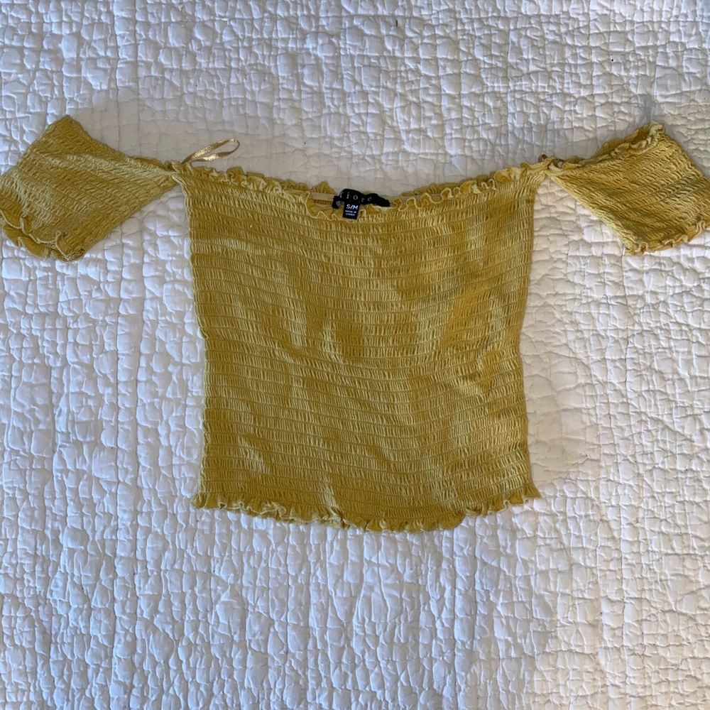 Cropped Off the Shoulder Top